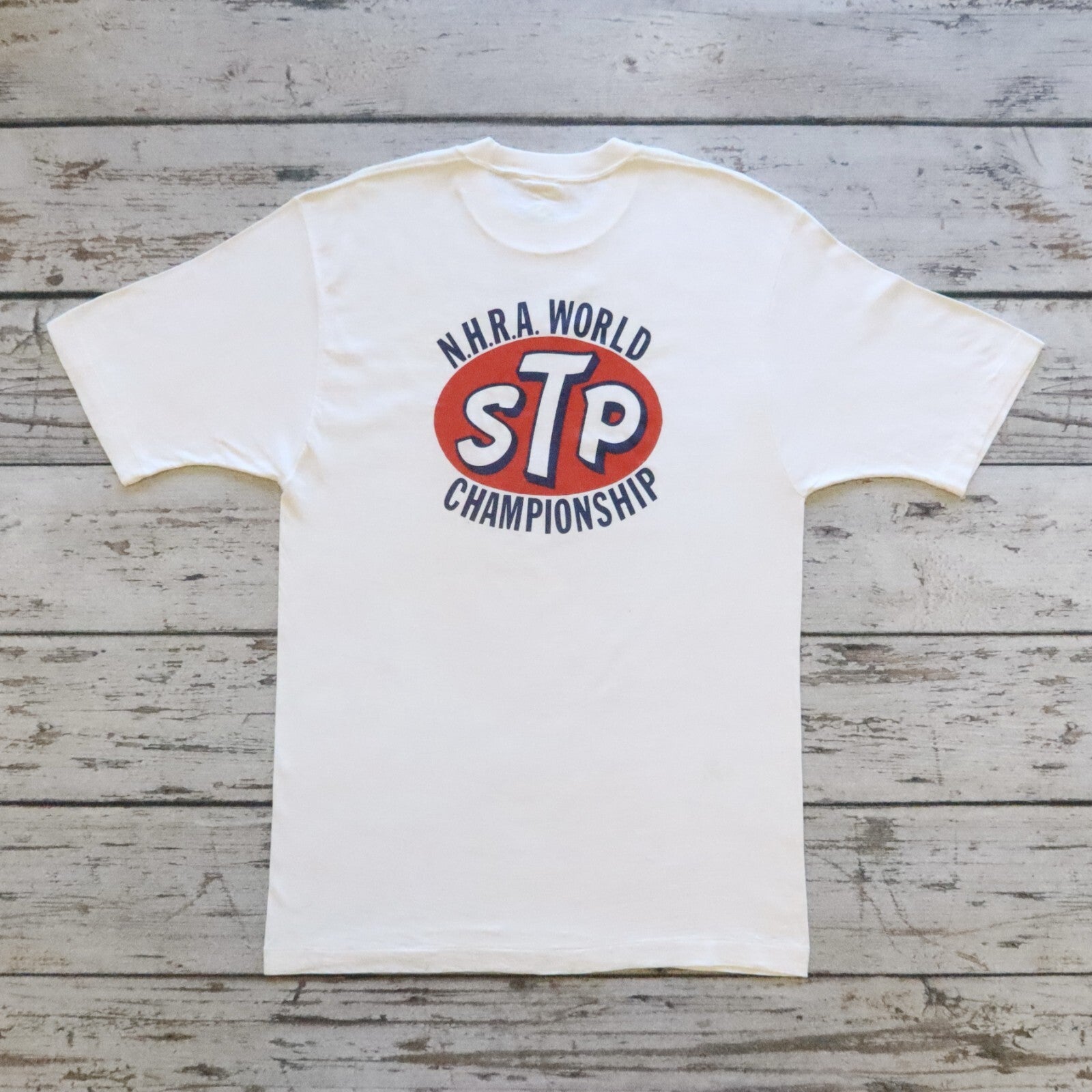 Vintage STP NHRA National Hot Rod Association Championship Tshirt Size XL