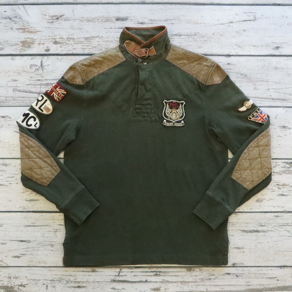 Vintage Polo Ralph Lauren PRL Motorcycle Club Rugby Shirt