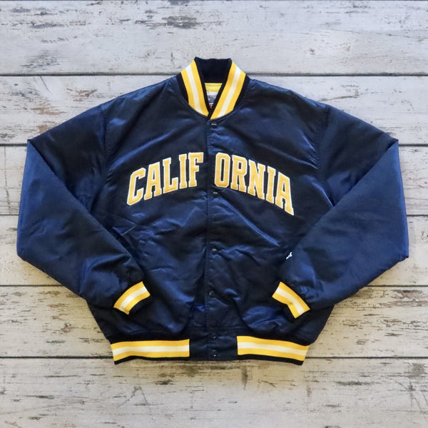 Vintage University of California Berkeley Satin Starter Jacket Made in USA