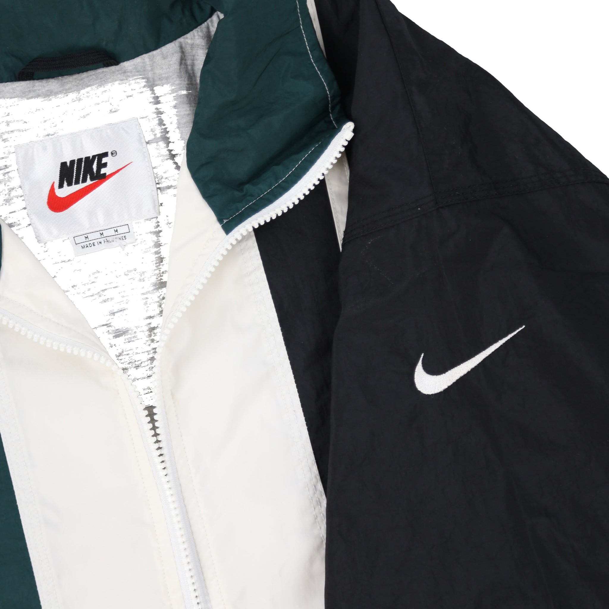 Vintage Nike Swoosh Logo Windbreaker Jacket Size M L