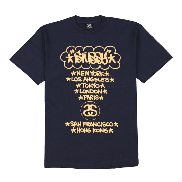 New 2006 Stussy World Tour x Haze Tshirt Size L