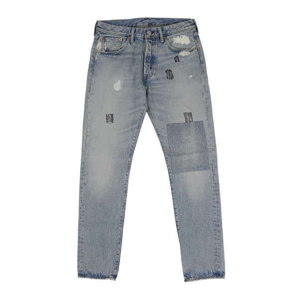 New Sample Levis 501 Patchwork Denim Jeans