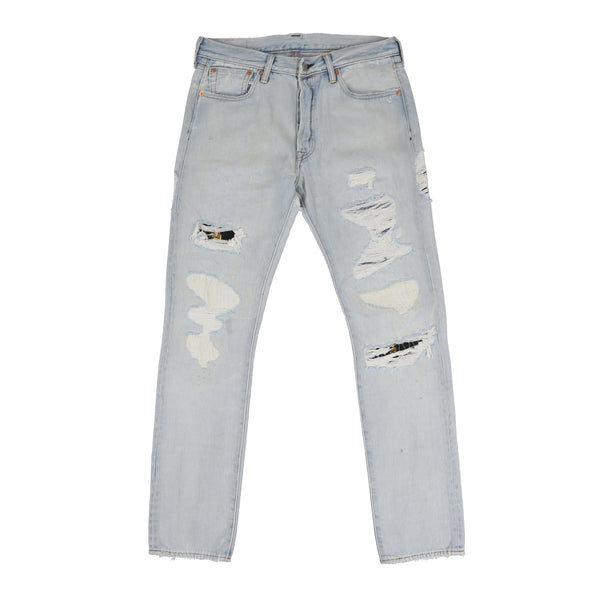 New Sample Levis 501 Distressed Denim Jeans